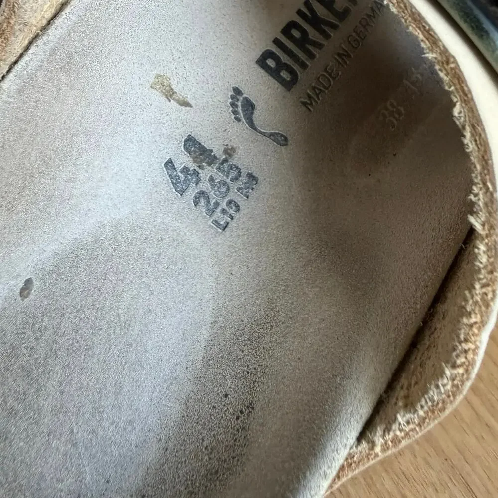 Birkenstock Arizona Big Buckle ‘Green Camo’ Unisex Slip On Sandals- SZ M 8- W 10